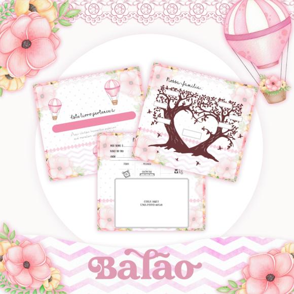 Livro do Bebe - 19 x 24 - Balao Menina
