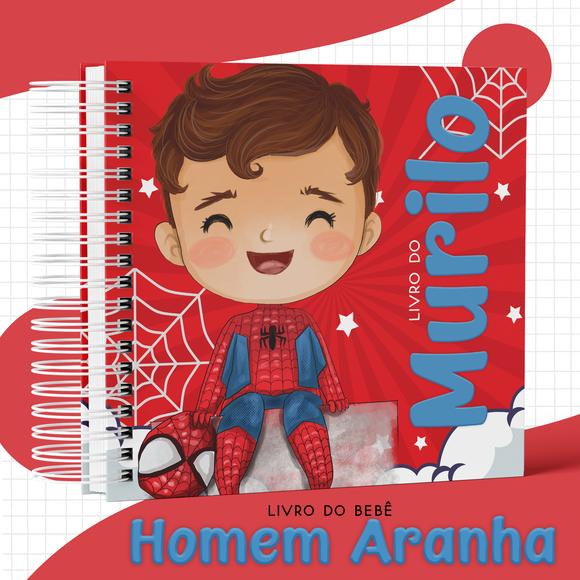 Livro Do Bebê - 20x22 - Homem Aranha Baby