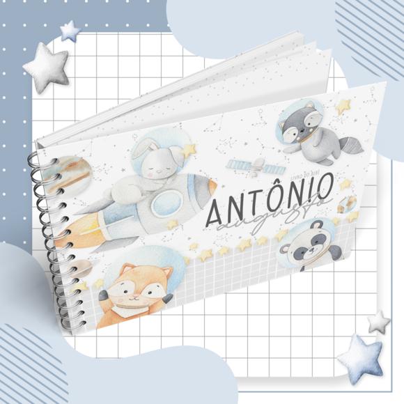 Livro do Bebê - Astronauta Animais 03