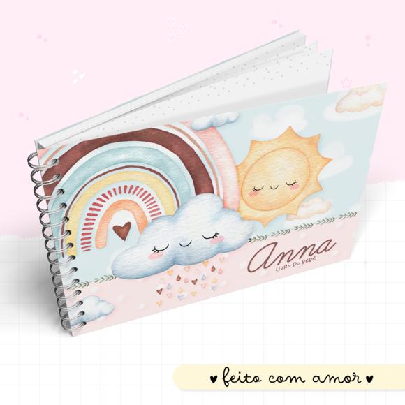 Livro do Bebê - Chuva de Amor Menina 2.0
