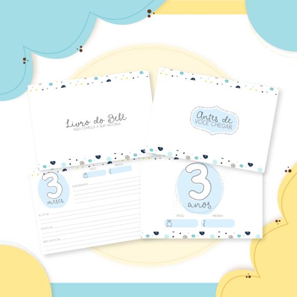 Livro do Bebê - Minimalista Menino 02