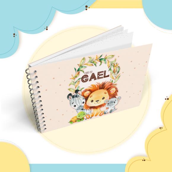 Livro do Bebê - Safari Menino 02