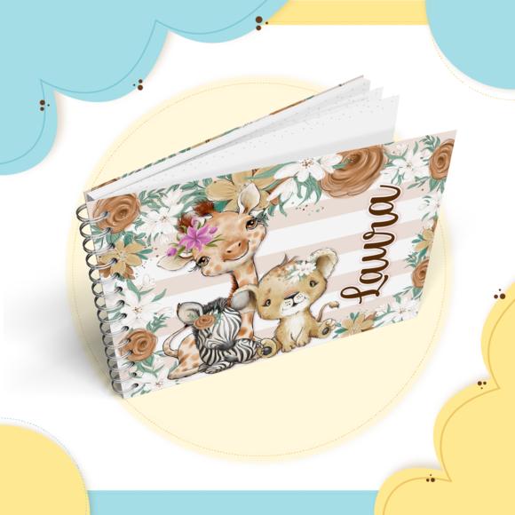 Livro do Bebê - Safari Menina 02
