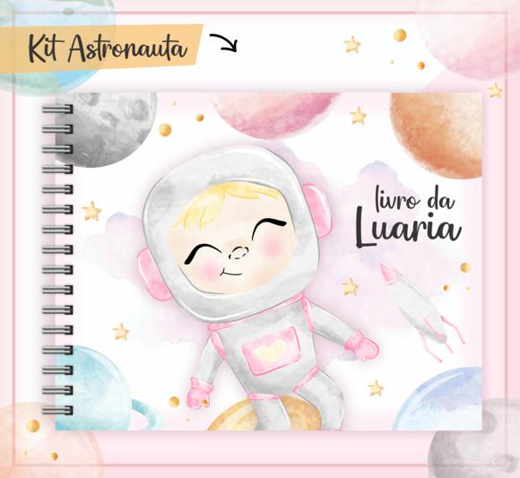 Livro do Bebê (19 x 24) - Astronauta Menina