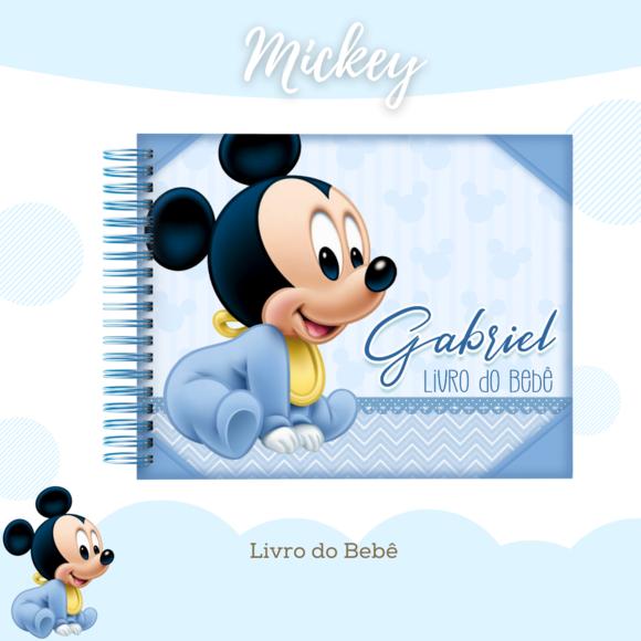 Livro do Bebê (19 x 24) - Mickey Baby