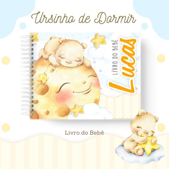 Livro do Bebê (19 x 24) - Ursinho de Dormir 04