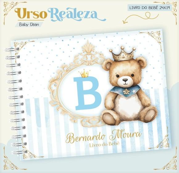 Livro do Bebê (19 x 24) - Ursinho Realeza