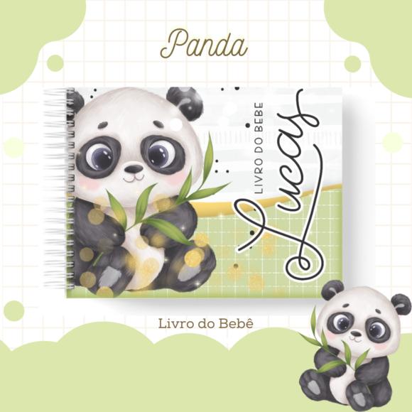 Livro do Bebê (19 x 24) -Panda Menino