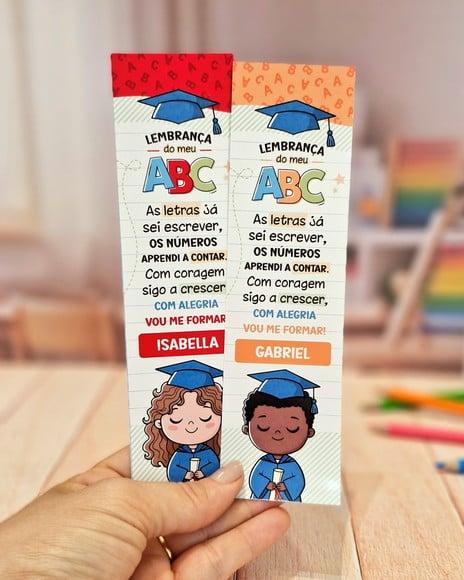 Marcador de Pagina - Lembrança de Formatura Abc