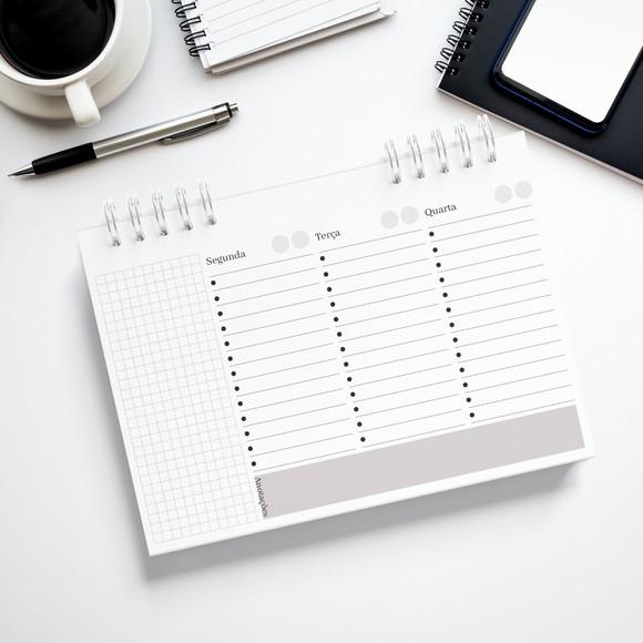 Mini Planner Masculino - 2026 (personalizamos com Sua Logo)