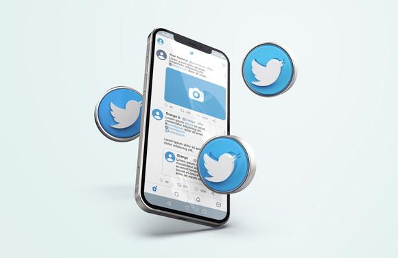 Mockup - Celular Twitter