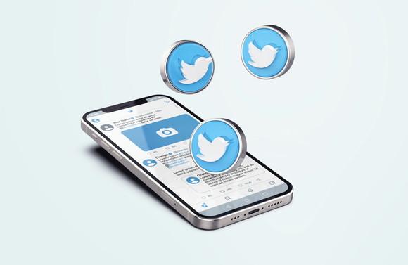 Mockup - Celular Twitter