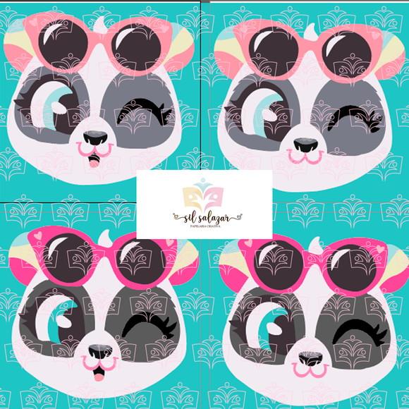 Panda Summer Puket Png (digital Alta Resolução)