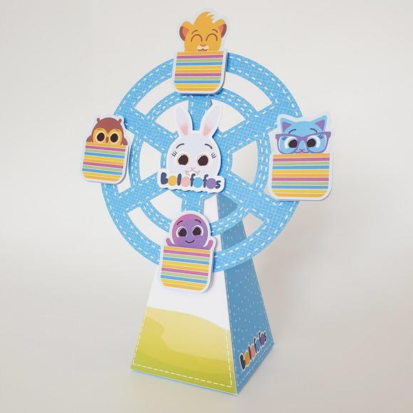 Personalizados - Caixa Roda Gigante - Bolofofos