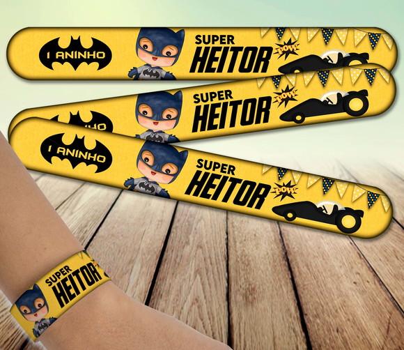 Pulseira Bate Enrola - Batman Baby