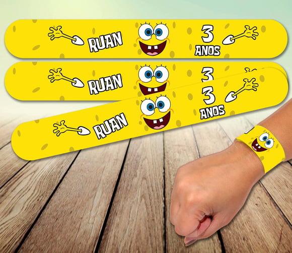 Pulseira Bate Enrola - Bob Esponja