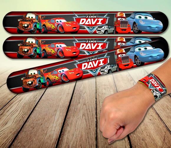 Pulseira Bate Enrola - Carros