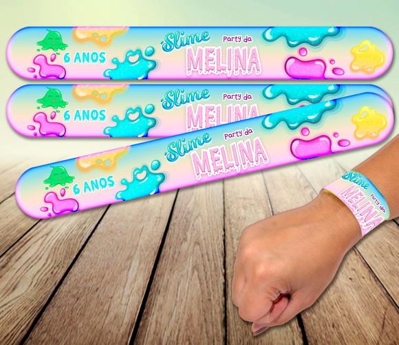 Pulseira Bate Enrola - Slime Menina