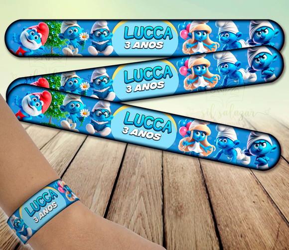 Pulseira Bate Enrola - Smurfs