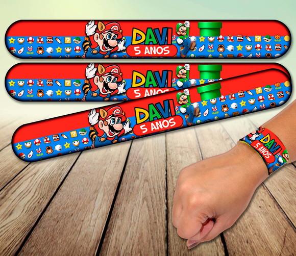 Pulseira Bate Enrola - Super Mario Bross