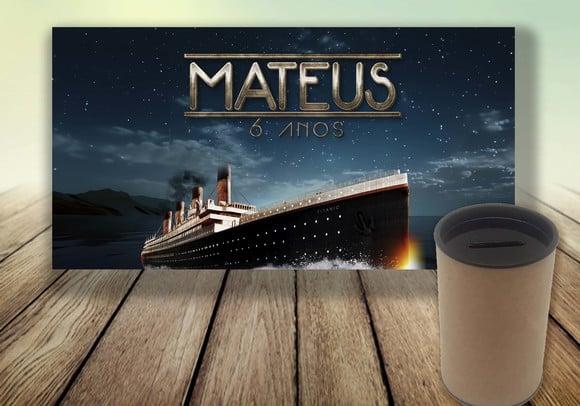 Rotulo Cofrinho - Titanic (digital)