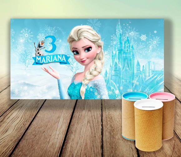 Rotulos para Cofrinho - Frozen (digital)