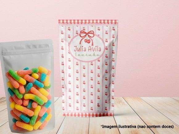 Saquinho Zip Lock (20x12) - Cerejinha