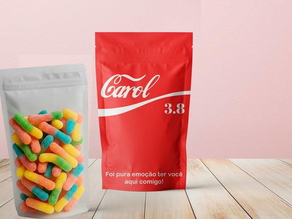 Saquinho Zip Lock (20x12) - Coca Cola
