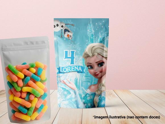 Saquinho Zip Lock (20x12) - Frozen / Elsa