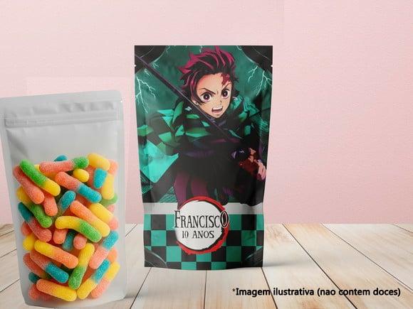 Saquinho Zip Lock (20x12) - Demon Slayer