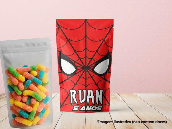 Saquinho Zip Lock (20x12) - Homem Aranha