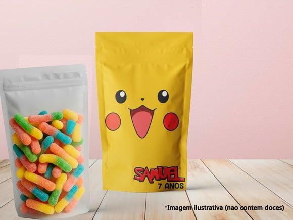Saquinho Zip Lock (20x12) - Pikachu