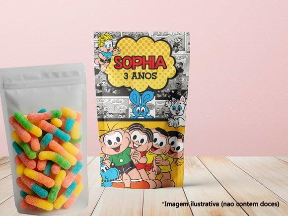 Saquinho Zip Lock (20x12) - Turma da Monica