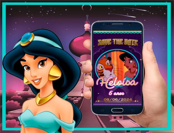 Save The Date Animado - Princesa Jasmine (short)
