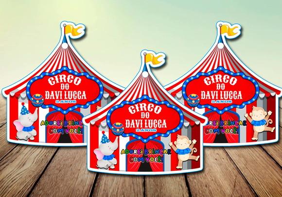 Tag Agradecimento - Circo