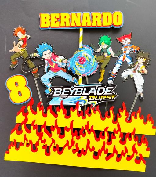 Topo de Bolo - Beyblade