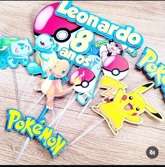 Topo de Bolo - Pokemon