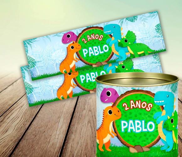 Tubolata Personalizada (10x10) - Dino Baby