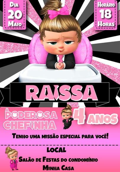 Convite Virtual - a Poderosa Chefinha Loira