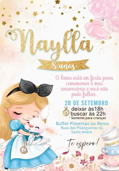 Convite Virtual - Alice no País das Maravilhas 03