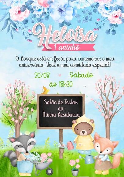 Convite Virtual - Bosque Encantado