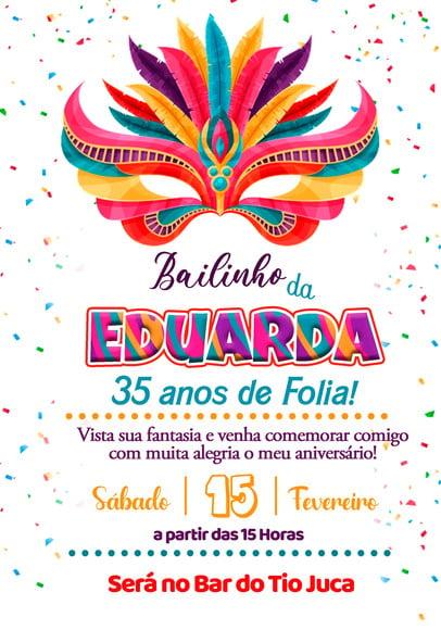 Convite Virtual - Carnaval 03
