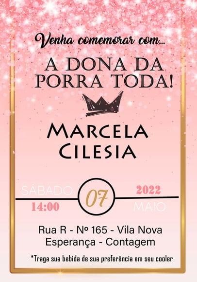 Convite Virtual - Dona da Porra Toda