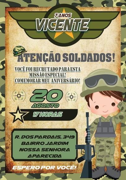 Convite Virtual - Exercito 03