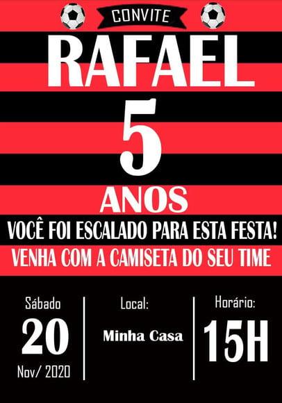 Convite Virtual - Flamengo / Atletico Paranaense
