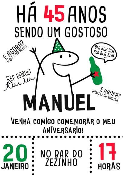 Convite Virtual - Flork Masculino