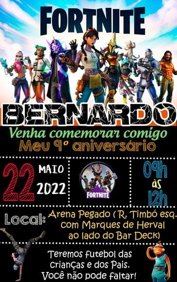 Convite Virtual - Fortnite 03