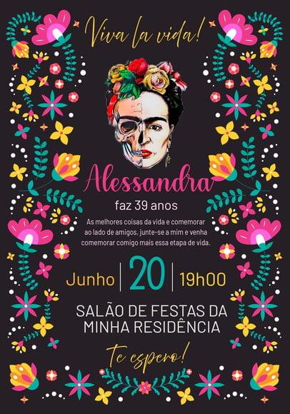 Convite Virtual - Frida Kahlo 05