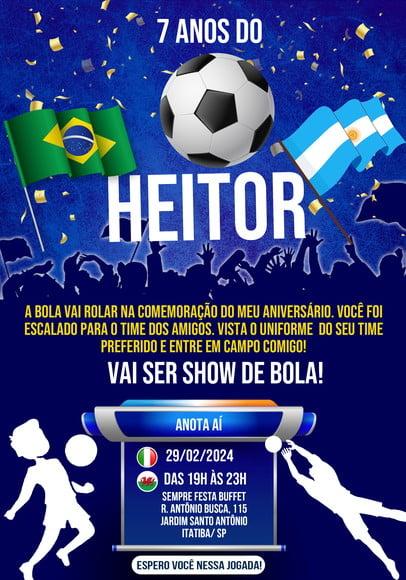 Convite Virtual - Futebol 03