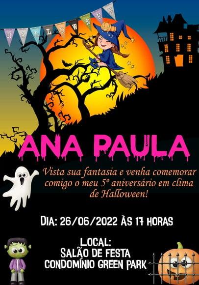 Convite Virtual - Halloween 02